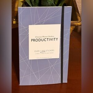 Christian Planner Productivity Sticker Book
